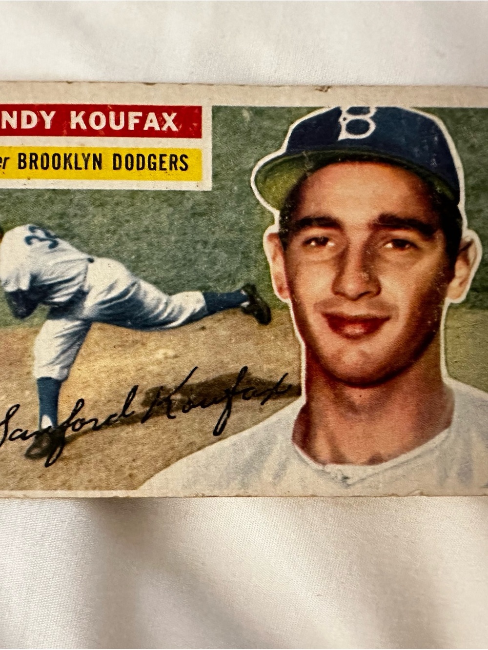 1956 Topps - Sandy Koufax #79 White Back